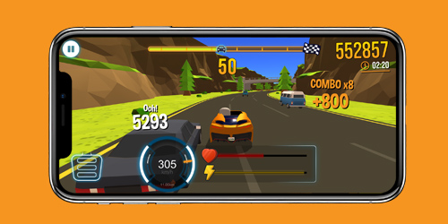 Devon the Electric Racer - Fast-paced arcade